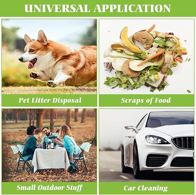 0.5 Gallon Mini 11" x 12" Trash Bags, Tiny Bathroom Garbage Can Liners by Teivio - Image 6